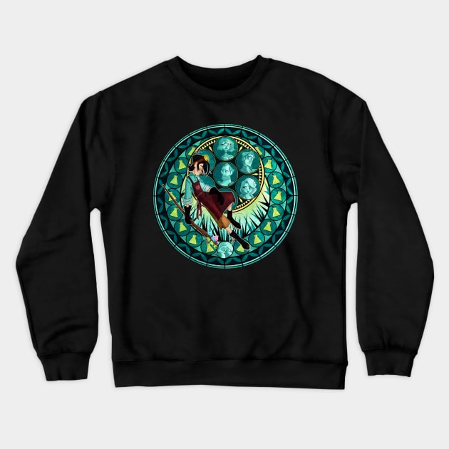 Station of Awakening Crewneck Sweatshirt by kyjanedalley